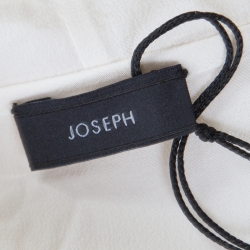 Pre Owned Joseph Off White Silk Cowl Neck Sleeveless Milton Blouse M