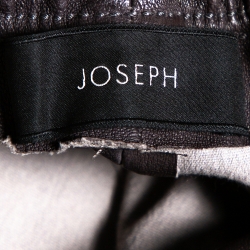 Joseph Grey Stretch Leather New Leggings S
