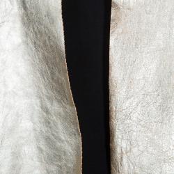 Pre Owned Joseph Gold Metallic Lambskin Jacket L