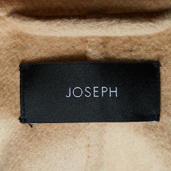 Joseph Beige Wool & Cashmere Cenda Double Face Coat S