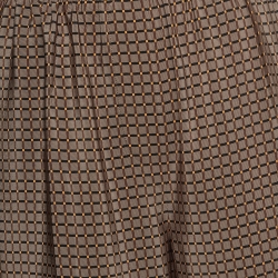 Pre Owned Joseph Brown Checked Taffy Silk Flared Trousers M