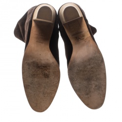 Pre Owned  Joseph Brown Suede Knee High Boots Size 39