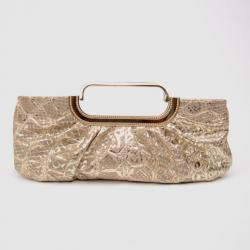 Judith Leiber Animal Sally Metallic Python Clutch