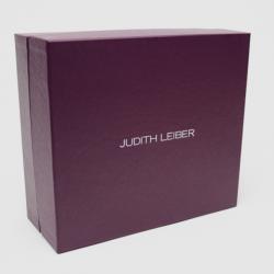 Judith Leiber Silver Constance Python Clutch