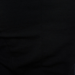 Junya Watanabe Comme des Garcons Black Knit Button Front Top L