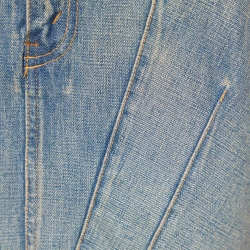 Junya Watanabe Comme des Garcons Light Wash Denim Maxi Mermaid Skirt M