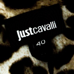 Pre Owned Just Cavalli Animal Printed Long Sleeve Shirt S