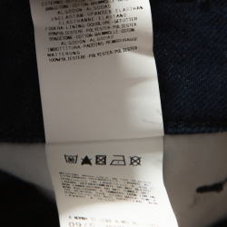 Pre Owned Just Cavalli Blue Dark Wash Denim Heart Patch Detail Jeans M