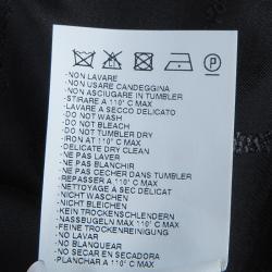 Pre Owned Just Cavalli Textured Gold Hourglass Back Panel Detail Skirt L