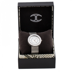 Pre Owned ساعة يد جست كافالي 7253532503 ستانلس ستيل فضية 34 مم