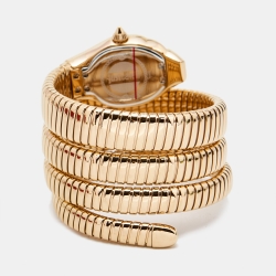 مملوكة مسبقًا Just Cavalli Glittered Champagne Rose Gold Plated Stainless Steel Glam Chic JC1L115M0035 Women's Wristwatch 22 mm