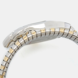 مملوكة مسبقًا Just Cavalli Champagne Two-Tone Stainless Steel Glam Chic Snake JC1L001M0035 Women's Wristwatch 22 mm