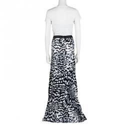 Pre Owned Just Cavalli Multicolor Printed Maxi Skirt L