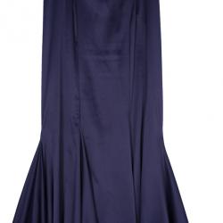 Pre Owned Just Cavalli Satin Purple Gown S