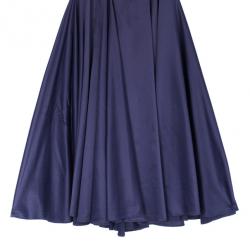 Pre Owned Just Cavalli Satin Purple Gown S