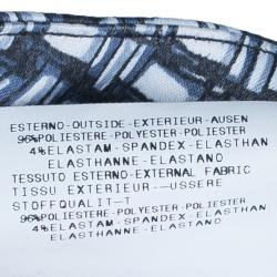 Pre Owned Just Cavalli Abstract Print Halterneck Evening Gown S