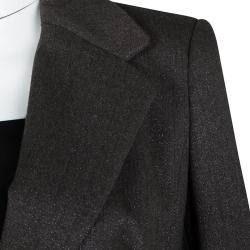 Pre Owned Just Cavalli Metallic Brown Pant Suit M