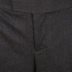 Pre Owned Just Cavalli Metallic Brown Pant Suit M