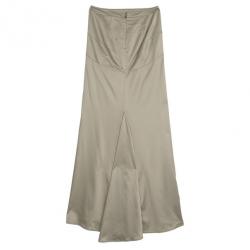Pre Owned Just Cavalli Fishtail Satin Maxi Skirt M