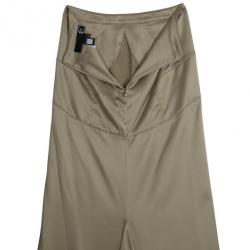 Pre Owned Just Cavalli Fishtail Satin Maxi Skirt M