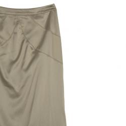 Pre Owned Just Cavalli Fishtail Satin Maxi Skirt M