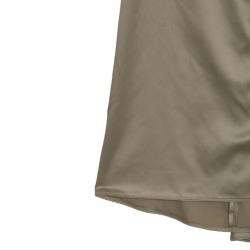 Pre Owned Just Cavalli Fishtail Satin Maxi Skirt M