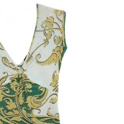 مملوكة مسبقًا Just Cavalli Abstract Print Dress M