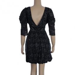 Pre Owned Just Cavalli Short Printed Dress M