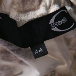 Pre Owned Just Cavalli Animal Print Stretch Jersey Leggings M