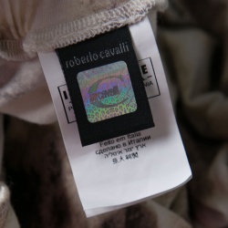 Pre Owned Just Cavalli Animal Print Stretch Jersey Leggings M