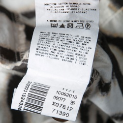 Pre Owned Just Cavalli Multicolor Animal Striped Cotton Long Sleeve Shirt M