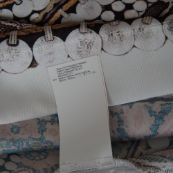 Pre Owned Just Cavalli Multicolor Printed Short Sleeve Top M