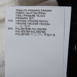 Pre Owned Just Cavalli Monochrome Jacquard Knit Sleeveless Peplum Top S