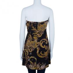 Just Cavalli Scarf Print Stretch Top M