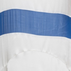 Pre Owned Just Cavalli Colorblock Paneled Satin Maxi Dress M