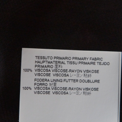 Pre Owned فستان جست كافالي بياقة واسعة نقوش ورد أحمر M