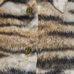 Pre Owned Just Cavalli Multicolor Animal Printed Long Sleeve Tie Detail Shirt S