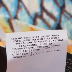 Pre Owned Just Cavalli Multicolor Animal Printed Draped Back Detail Maxi Skirt M