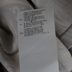 Pre Owned Just Cavalli Mulicolor Floral & Leopard Print Neck Detail Short Dress M