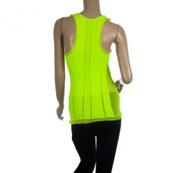 Pre Owned Just Cavalli Neon Stretch Top S