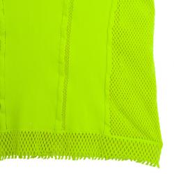 Pre Owned Just Cavalli Neon Stretch Top S
