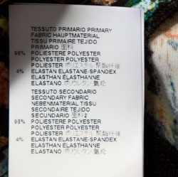 Pre Owned Just Cavalli Black Printed Stretch Satin Sheath Dress M