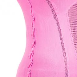 Pre Owned Just Cavalli Pink Perforated Top