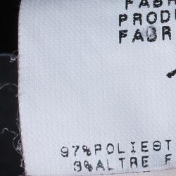 مملوكة مسبقًا Just Cavalli Black Satin Fishtail Maxi Skirt S