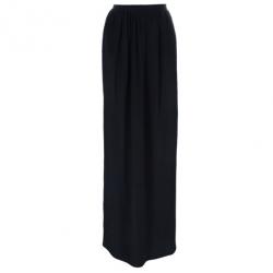 Pre Owned Just Cavalli Black Chiffon Maxi Skirt S
