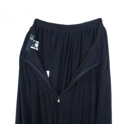 Pre Owned Just Cavalli Black Chiffon Maxi Skirt S