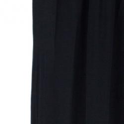 Pre Owned Just Cavalli Black Chiffon Maxi Skirt S