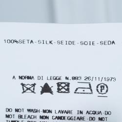 Pre Owned Just Cavalli Black Chiffon Maxi Skirt S