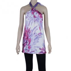 Pre Owned بلوزة جست كافالي بحمالة عنق L