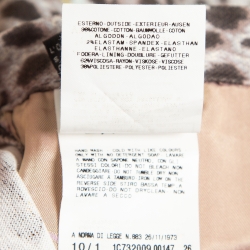 Pre Owned Just Cavalli Multicolor Animal Print Denim Mini Skirt S